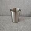 10Pcs Comfortable Rolled Mouth Cups Stylish Stainless Steel Cup Set with Rolled Brims for Parties and Outdoors