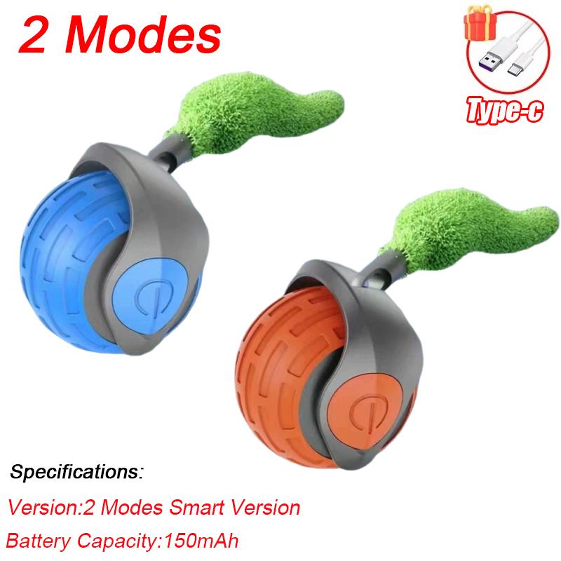 New Interactive Cat Toys Ball Smart Electric Rolling Ball Toys for Cat Kitty Pet Automatic Training USB Rechargeable Cat Toy