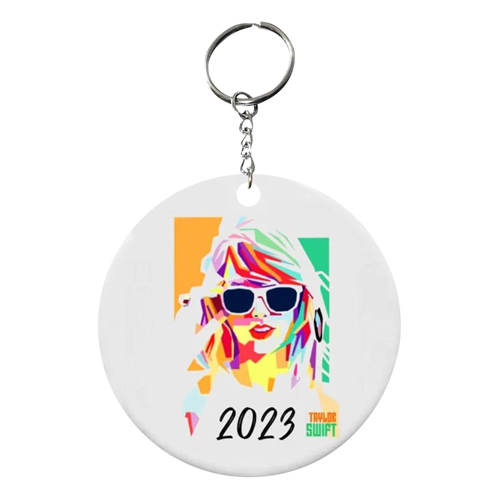 

Cartoon Keychain Acrylic Pendant Decoration Supporter s Gift Car Keychain Backpack Keychain One Size