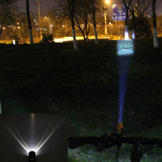 Světlo na kolo Teleskopický zoom USB dobíjecí Režimy Nastavitelný Lehký Vodotěsný MTB Silniční Horské kolo Noční jízda LED Přední světlo