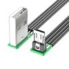 90 Grad Winkel USB zu USB 5-Pin Abwärtsbiegung Stromkabel 8 Länge für Effizientes Laden Unterstützt 480 Mbit/s Datensynchronisation