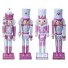 Nutcracker Soldier King for Holiday Christmas Decorations Shelves Tables Display