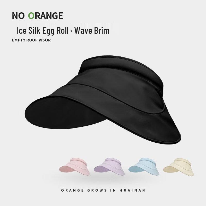 Jūnbie Ледяной шелк Широкополая Открытая сверху Беговая Солнцезащитная повязка One Size