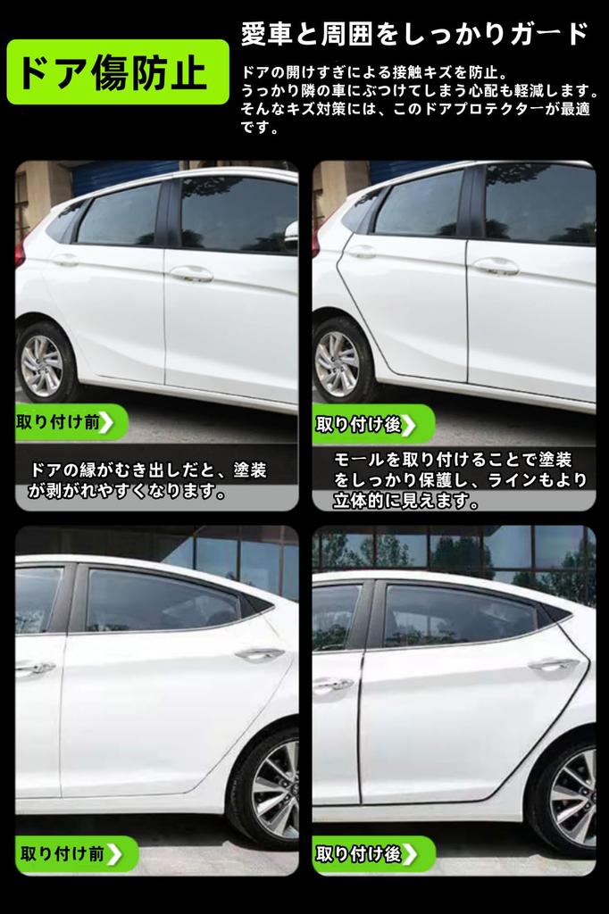 YFFSFDC Car Door Mall Door Edge Protector, U-Shape, Anti-Collision, Anti-Scratch, Noise Reducing, Wind Noise