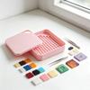 1 Set Tavă de Sortare Mărgele 5mm Kit Tavă de Ridicare Mărgele cu un Total de 296 de Găuri Organizator Eficient de Mărgele cu Recuperare Ușoară Instrument de Meșteșugit pentru Mărgele de Fier