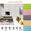 Modern 3d Brick Wall Sticker Self-adhesive Waterproof Panel Decor