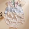 Women's Spring and Summer 10A Antibacterial Extended Mid Waist Triangle Underwear