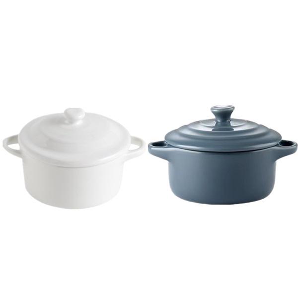 Microwave & Oven Safe Ceramic Stew Pot with Lid