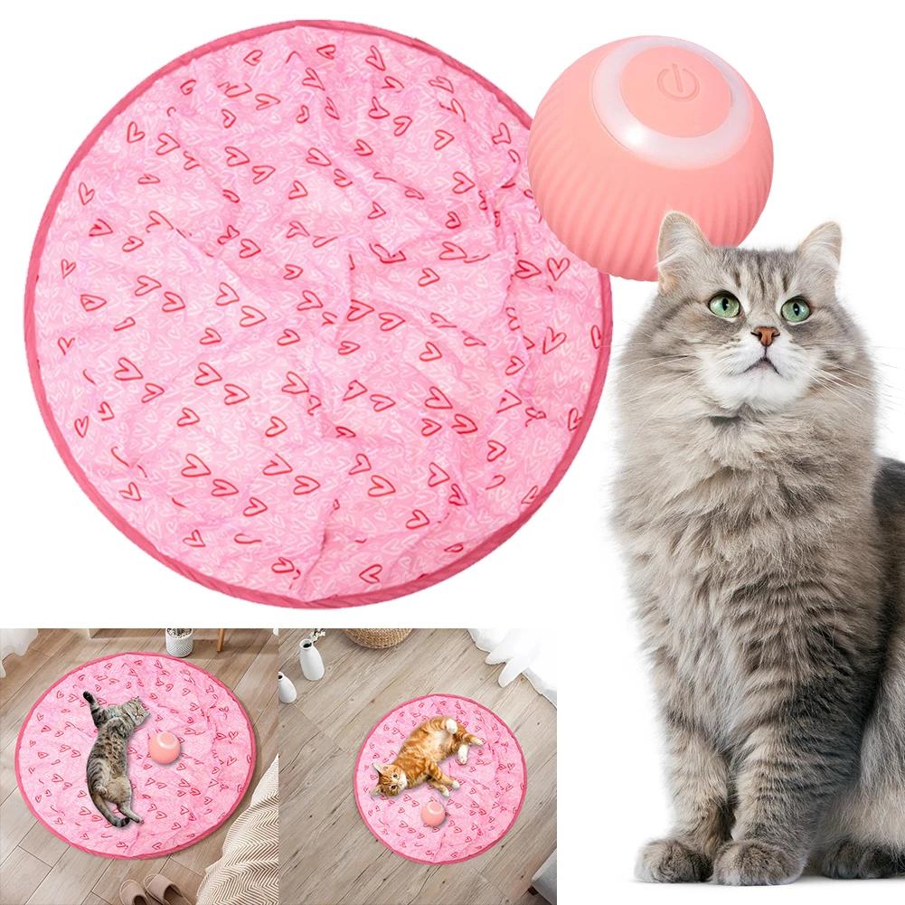 Interactive Cat Toy Ball 360° Automatic Rotating Rolling Ball for Cats Toys With USB Charging for Small Dogs Cats Indoor Playing