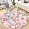 1pc Christmas Pattern Chair Carpet for Office, Soft Flannel Throw Mat, Perfect for Office, Holiday Party Decoration Choice yy260320147