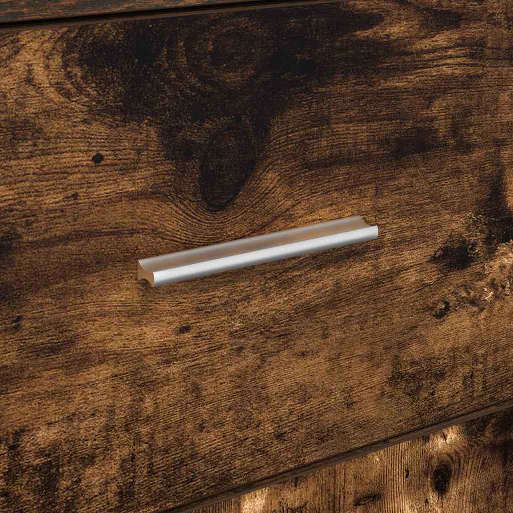 Sideboard with Drawers Smoked Oak 38 x 34 x 75 cm