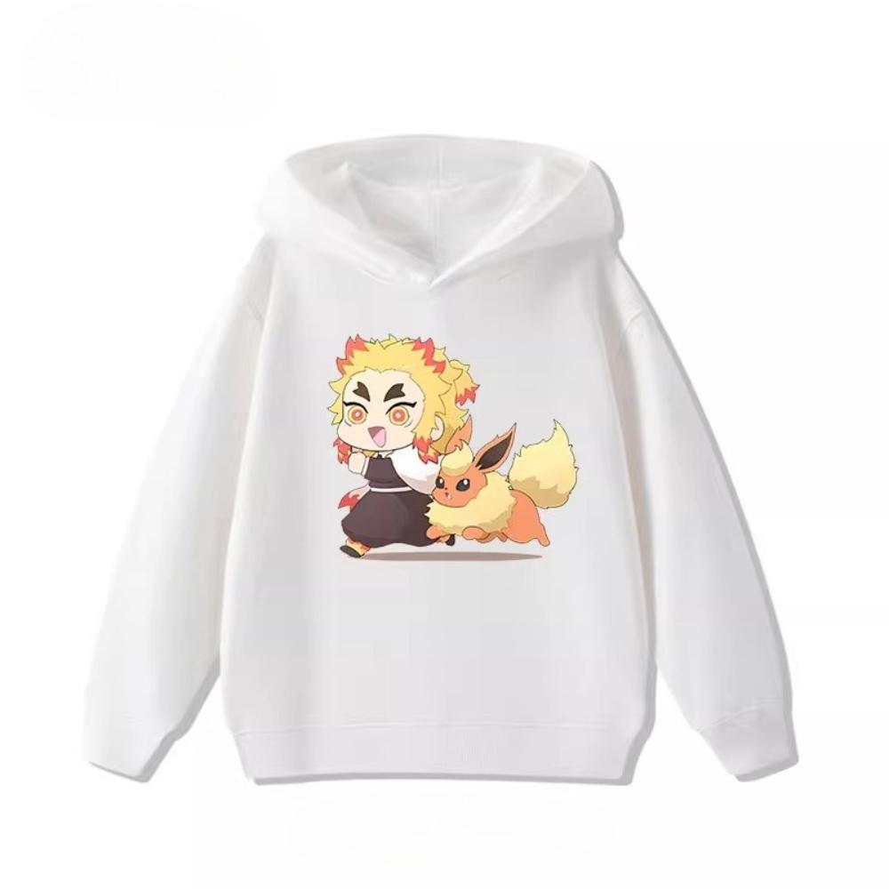 Demon Slayer: Kimetsu No Yaiba Children's Sweatshirts  Cute and Warm Hoodies for Boys and Girls In Autumn and Winter