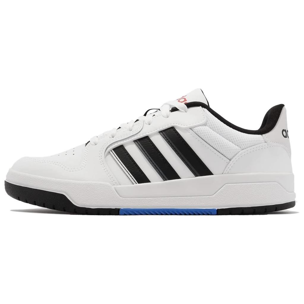 adidas Chaussures de Skateboard en Tissu Basse Top Unisexes Blanc Noir GW5499