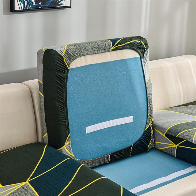 Elastic Sofa Cushion Covers Printed Plaid Sofa Seat Slipcover For Living Room Sofa Chair Couch Cover Home Use Decor Cover 1234seater