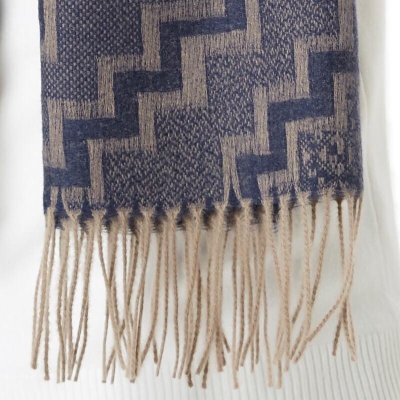 ELSYALN Elegant Jacquard Scarf