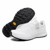 TUINANLE Men’s Non Slip Large Size Wide Outdoor Hiking Walking Sneakers Rotating Button Casual Trainers Sizes 39-45