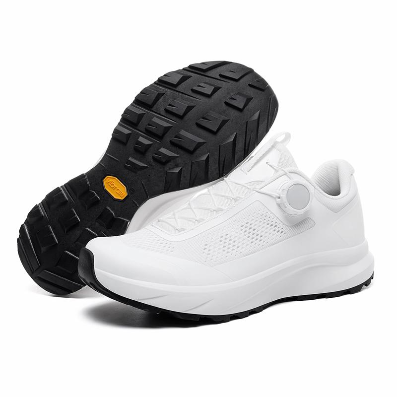 TUINANLE Men’s Non Slip Large Size Wide Outdoor Hiking Walking Sneakers Rotating Button Casual Trainers Sizes 39-45