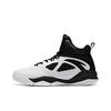 Anta Badass Shock Absorption Slip Resistant Durable Mid Top Retro Basketball Shoes Men sneakers White Black 91931109-2