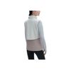 Anta Color Block Sleeveless Vest With Zipper Stand Collar Women Vests 162245902-1