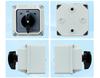 Zhuochao SZW26-20/D101.1BF ON-OFF-ON Rotary Switch with Protective Box, 3-Gear, Universal.