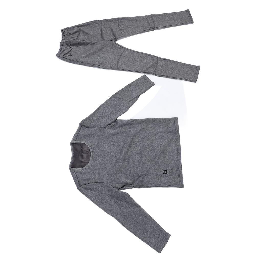 5V Elektrisch Beheiztes Thermounterwäsche-Set 3 Stufen Winter Outdoor-Sportarten Beheiztes Hemd Hose für