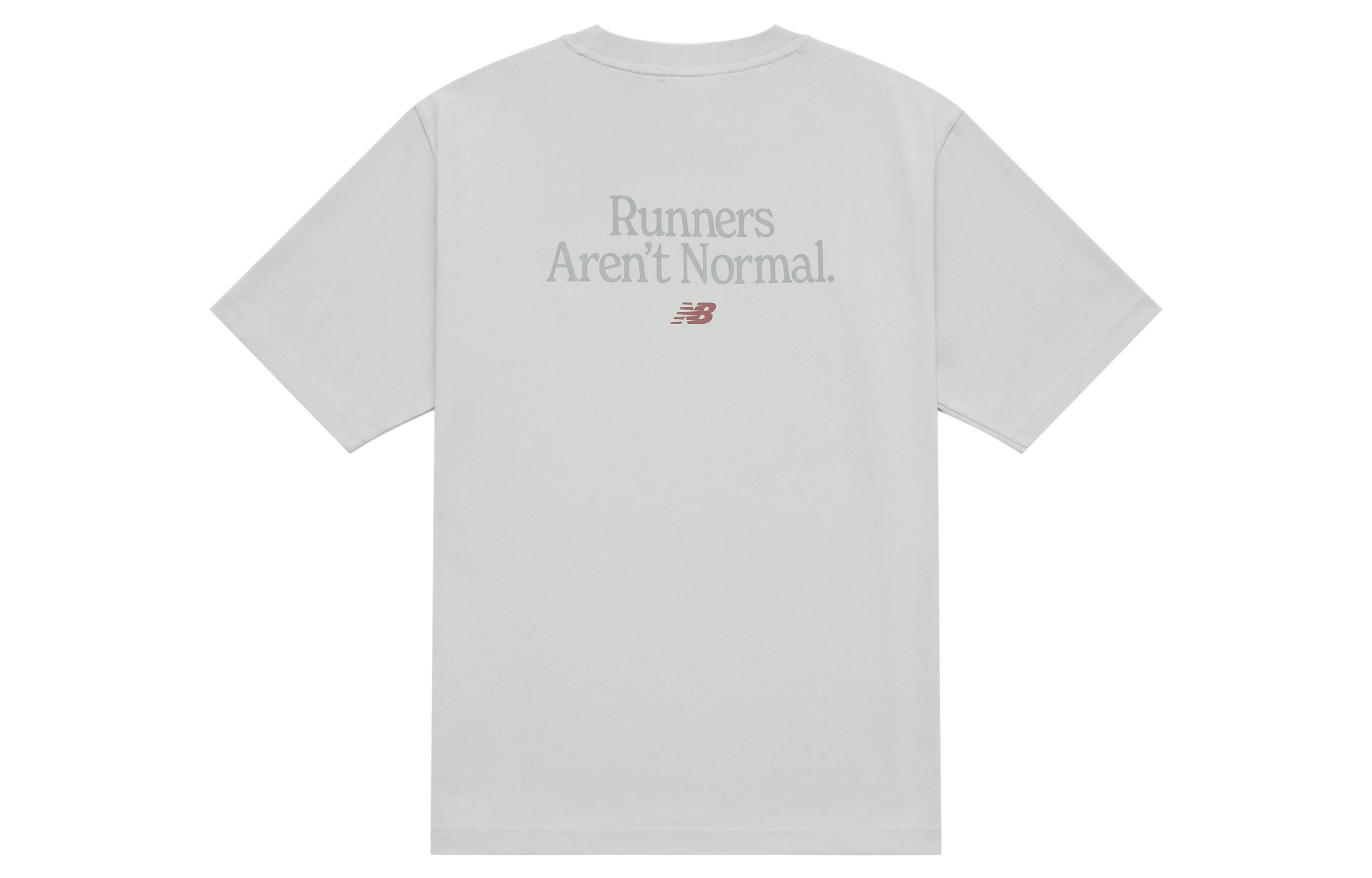 New Balance Runners T Shirt Unisex Light Gray NEE33031-LGR XL