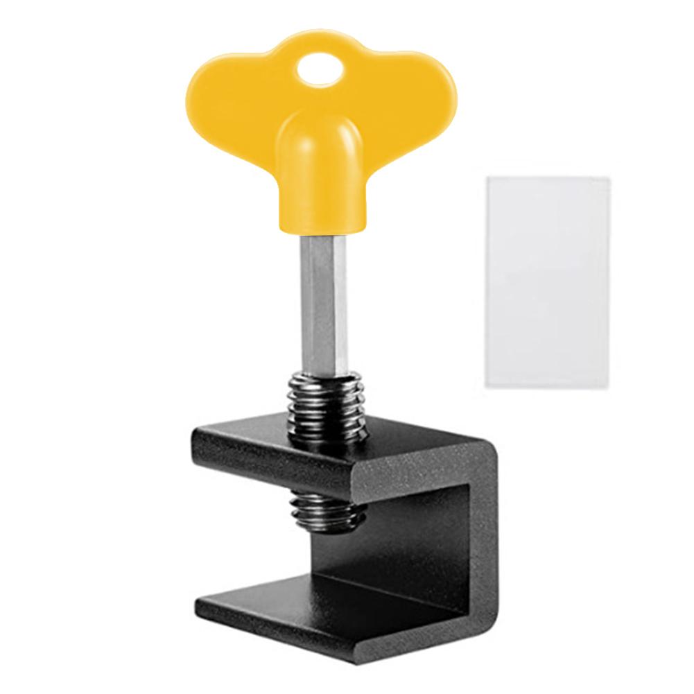 

1-10PCS Window Locks Stopper for Vertical and Horizontal Windows, Adjustable Aluminum Window Stoppers, No-Drill Install