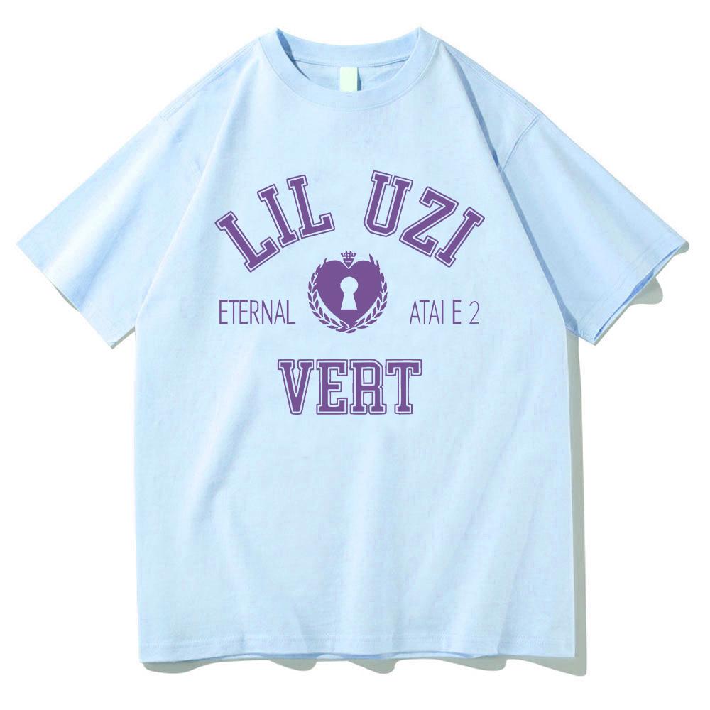 Lil Uzi Vert Eternal Atake 2 Tričko Muži Ženy Čistá Bavlna Módní Tričko Rapper Hip Hop Zpěvák Tričko Krátký Rukáv Oblečení