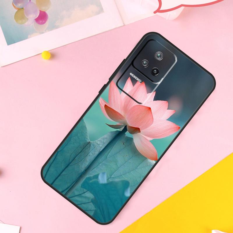 Summer Lotus Case For Xiaomi 14 Ultra 13 11T 12T 13T Pro 12 Lite POCO X6 Pro M6 X3 X4 X5 M5s F3 F5 Cover