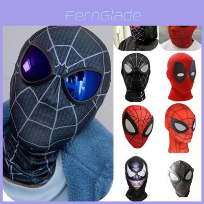 Disfraz de Halloween de Spider-man para Niños y Adultos Máscara Divertida de Spider-man Tocado