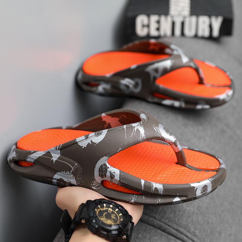 Letní pantofle Pánské pantofle Žabky Domácí Venkovní Plážový styl Měkké Lehké Nadměrná velikost45 46 Protiskluzové Zvýšené Platformové boty