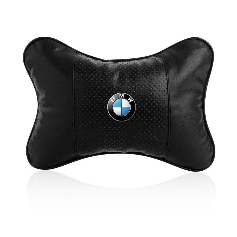 Car Seat Headrest Auto Logo Neck Pillow Car Accessories For BMW X6 X1 X2 X3 X4 X5 X7 E46 E39 E90 E36 E60 E34 E30 F30 E71 F10 F10