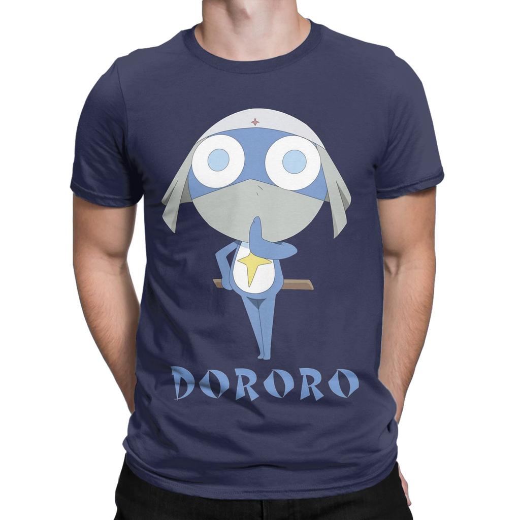 Men Women Lance Corporal Dororo Reporting Sgt Frog Keroro T Shirt  Pure Cotton Clothing Fun Short Sleeve Tees Summer TShirt