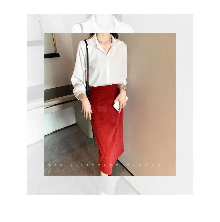 Wrinkle-Resistant Chiffon Long Sleeve Shirt for Women - Spring/Summer Fashion