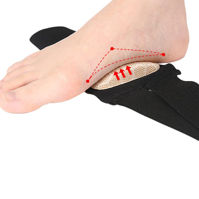 Adjustable Arch Support Bandage Pad: Anti-Abrasion, Shock Absorption, Honeycomb Massage, Self-Adhesive, Flat Foot Protector.