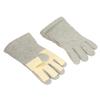 1 Pair Heat Resistant Gloves Separate Fingers Hot Proof Mitts Tool for Working Welding