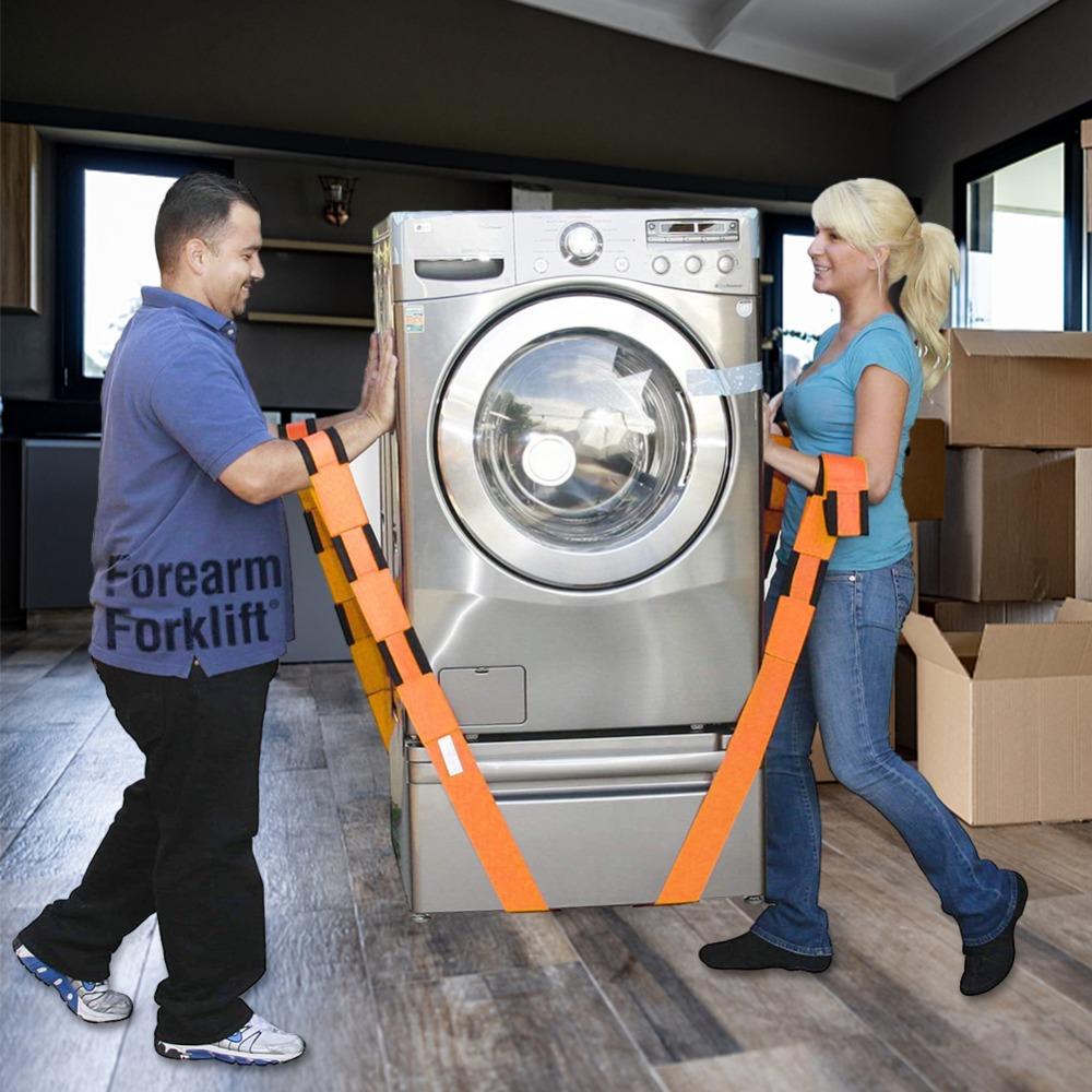 1pair Labor Saving Tie Down Straps Heavy Duty Reusable Durable for Moving Furniture Appliances Heavy Objects Lifting Transport