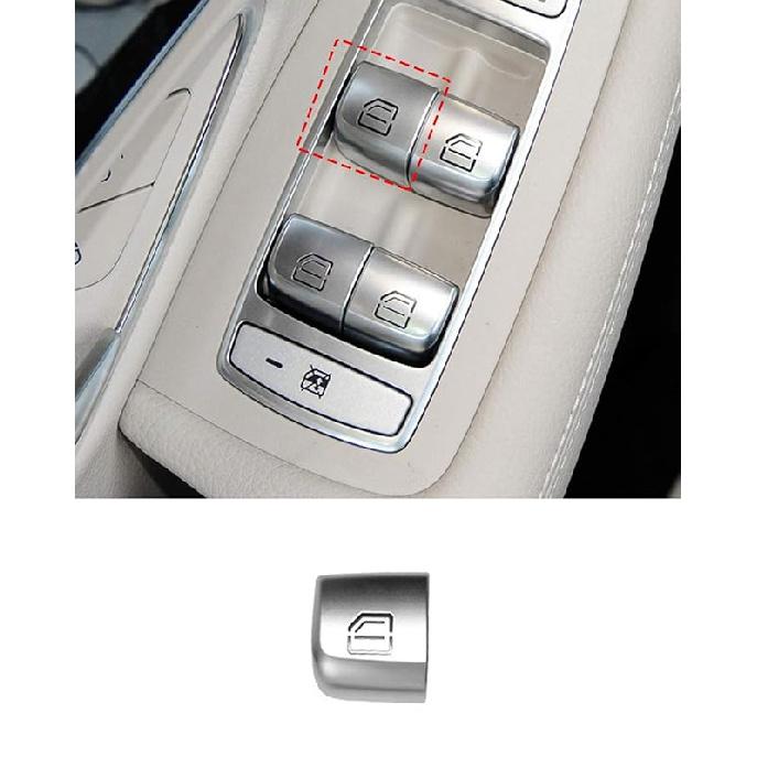 TTCR-II Interior Window Glass Lift Switch Button for Mercedes C Class W205 2015-2021 and GLC Class 2016-2022, 1 Pc Front Left Window Control Power