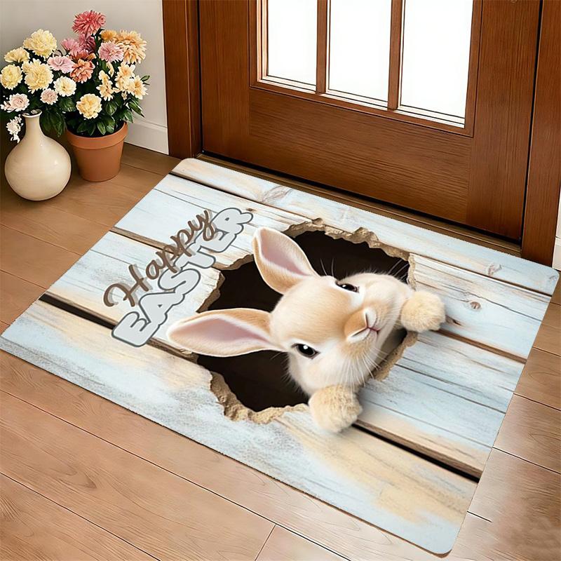 Happy Easter Living Room Nonslip Area Rug Soft Carpet For Bedroom Game Playroom Sofa Office Home Decor Doormat Christmas Gift C926733