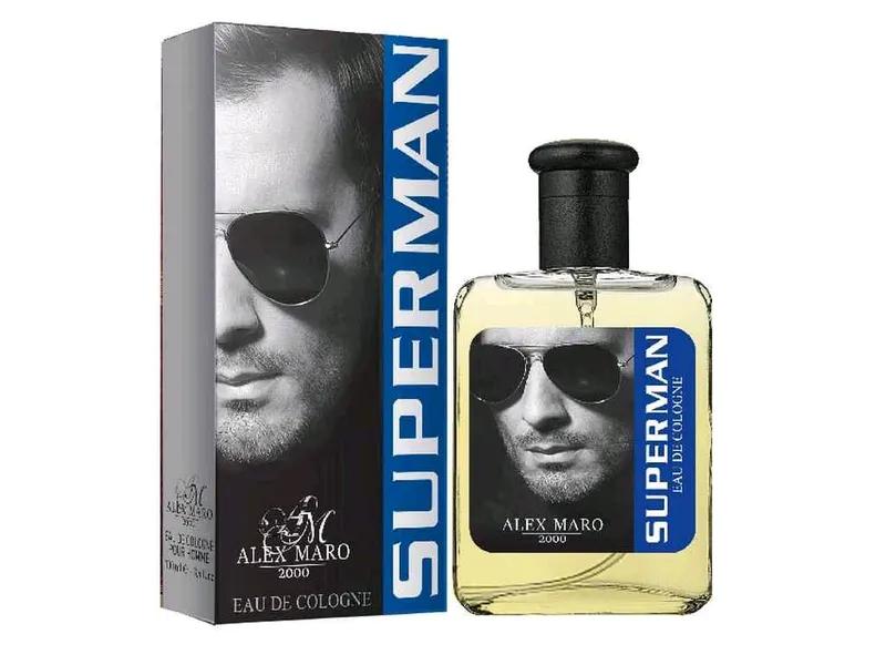 SUPERMAN Eau de Cologne pour Homme Natural Spray 100 ml 3,4 FL.OZ.