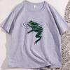 Frog Swimming Tshirt Summer Unisex Unisex Funny Animal Graphic Tee Elastic Casual Short Sleeve Breathable Round Neck Tshirt