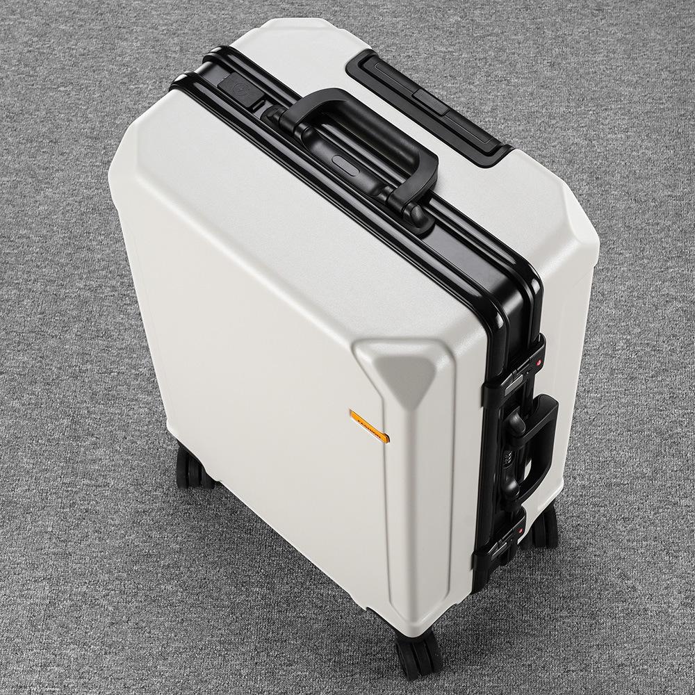 2025 Durable 20" Carry-on Aluminum Suitcase with Universal Wheels for Men and Women