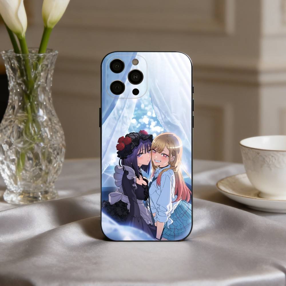 S-Shizuku K-Kuroe M-Marin Kitagawa Phone Case For iPhone 17pro, 16,15,14,13,12,11 X XR Plus,Others Soft Black Cover