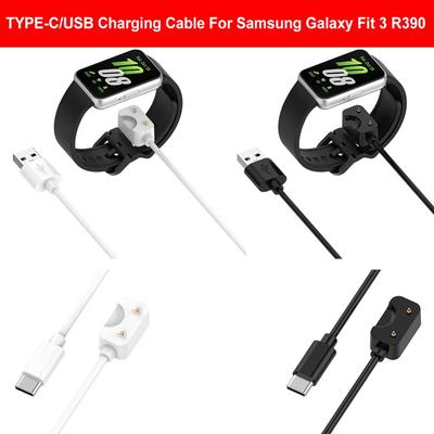 Câble de chargement USB/Type C Station d'accueil pour montre connectée Adaptateur de charge rapide Pour Samsung Galaxy Fit 3 R390 Accessoires de montre connectée