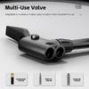 WEST BIKING 160PSI Bike Pump Portable Stainless Steel Floor Pump Presta&Schrader Valve Tire Inflator MTB Road Bike Accessories