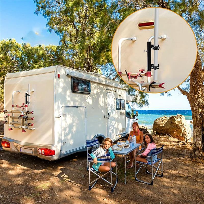 A28G-Flagpole Holder Flag Pole Bracket Flag Pole Bracket For Outside House Flag Pole Holder