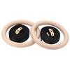 Oem Fitness Adjustable Strap Core Strength Exercise Indoor Gymnastics Birch Wood Pulling Fitness Circle