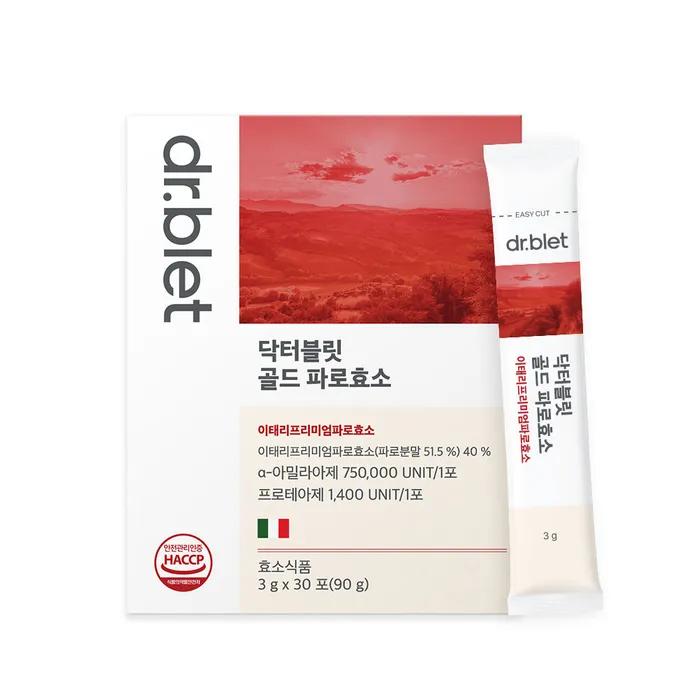 

Dr. Bullet Gold Paro Enzyme Premium Italian Grain Low Sugar Fermented Powder 1 Box