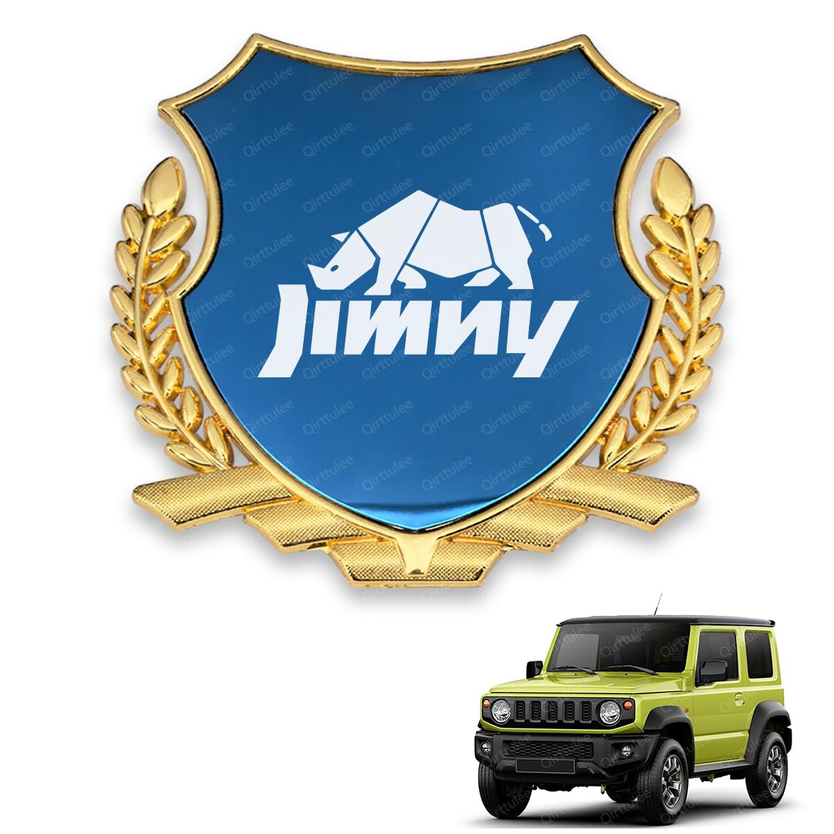 

Металлическая наклейка на автомобиль Jimny Jimny JC74 Наклейка с логотипом автомобиля Декоративная наклейка Эмблема на зеркало, Эмблема, JB64, JB74, Наклейка, (Синий цвет, Jimny)
