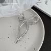 Silver Influencer Large Metal Shark Hairpin Clip for Women